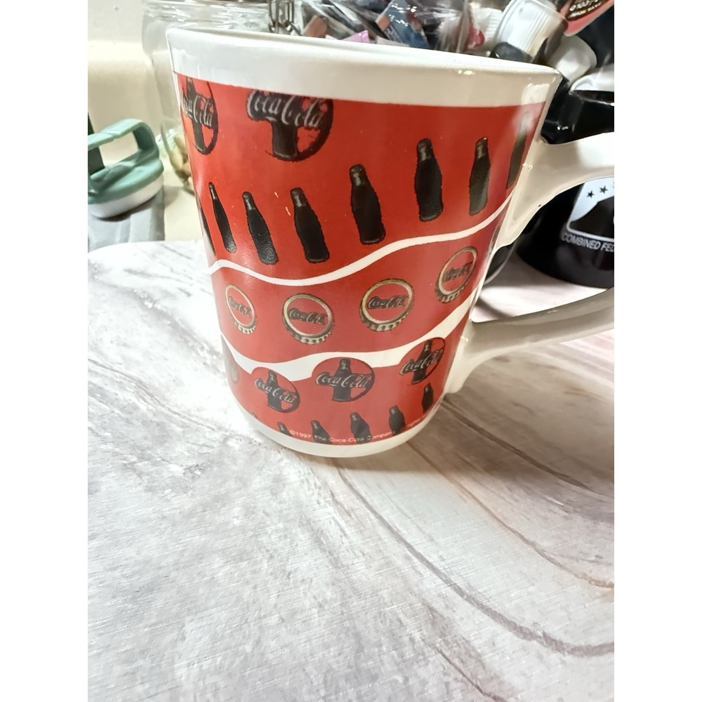 Vintage 1997 Coca-Cola Coffee‎ Mugs